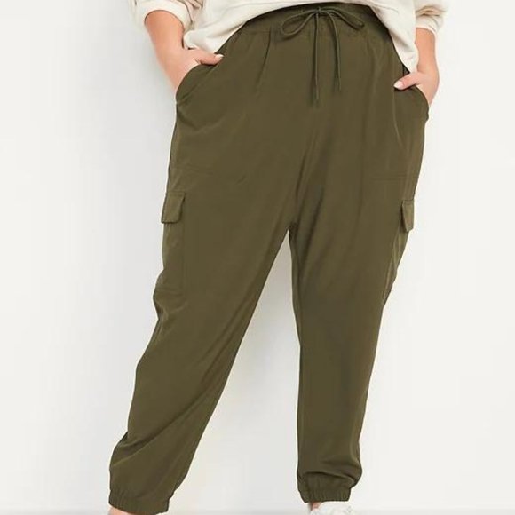 Old Navy Pants - Old Navy High-Waisted StretchTech Cargo Jogger Pants for Women New